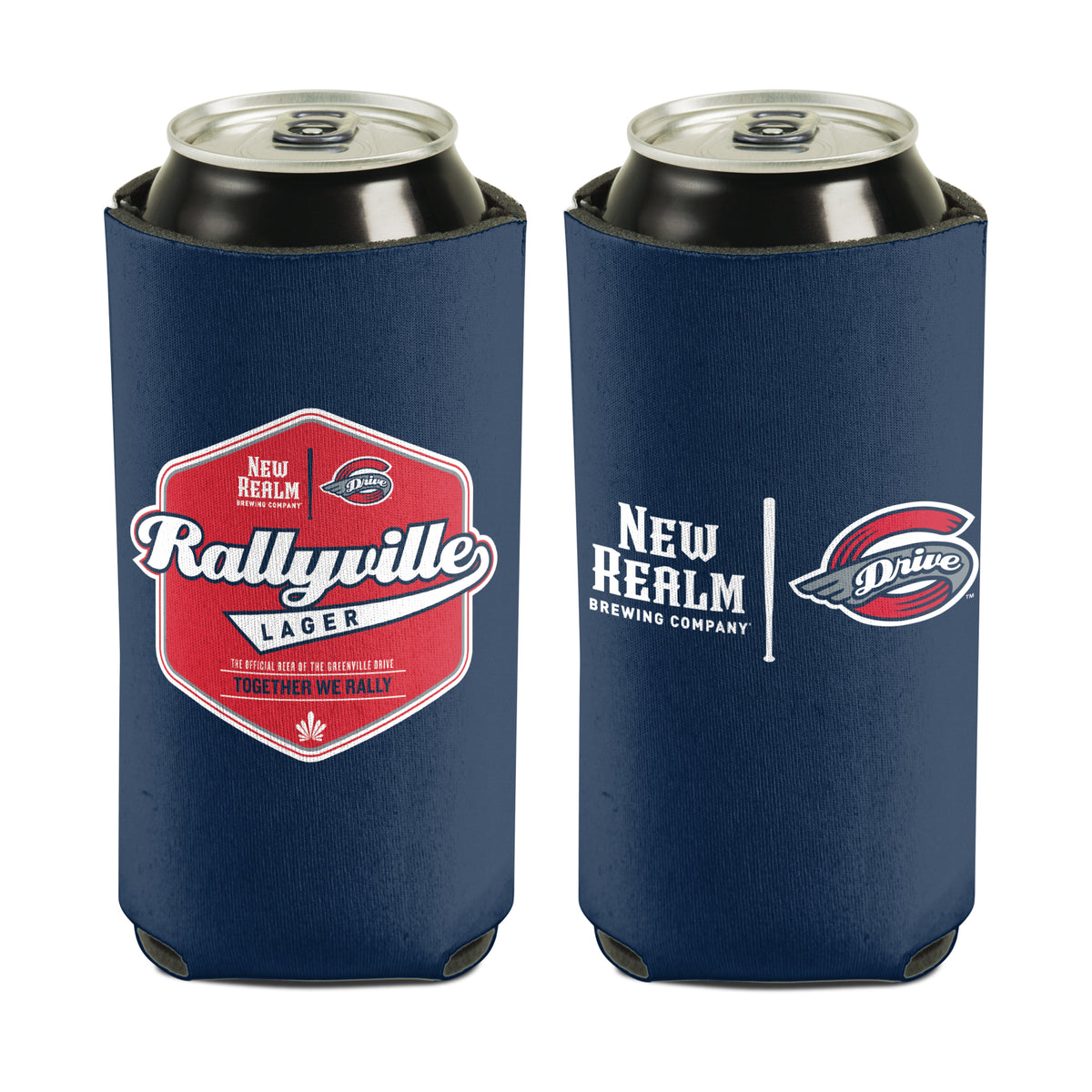 Greenville Drive X New Realm Rallyville Wincraft Koozie Greenville