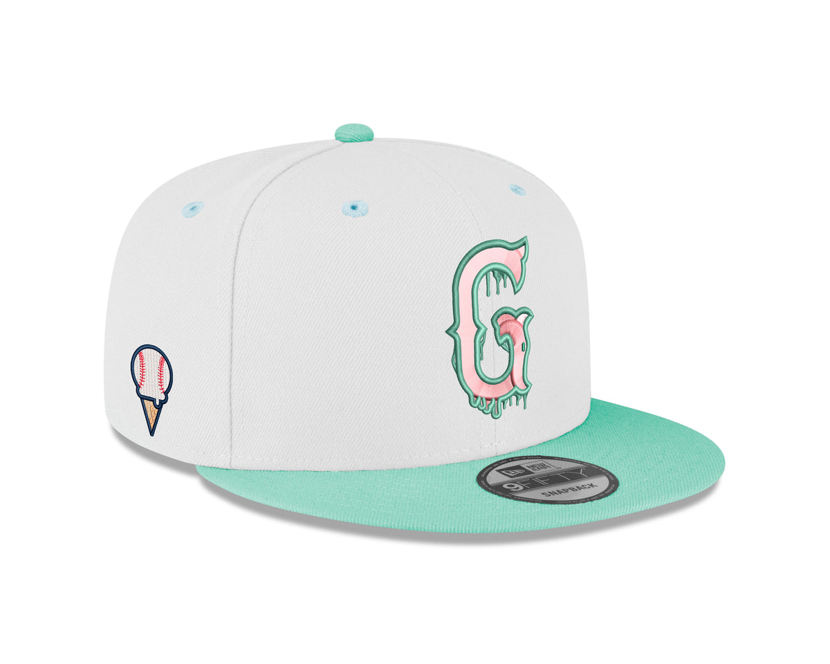 Greenville Drive New Era White/Teal 9FIFTY Drip Hat – Greenville