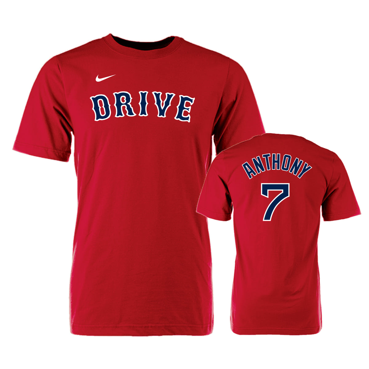 Greenville Drive Nike Red Roman Anthony Player Tee Greenville Drive