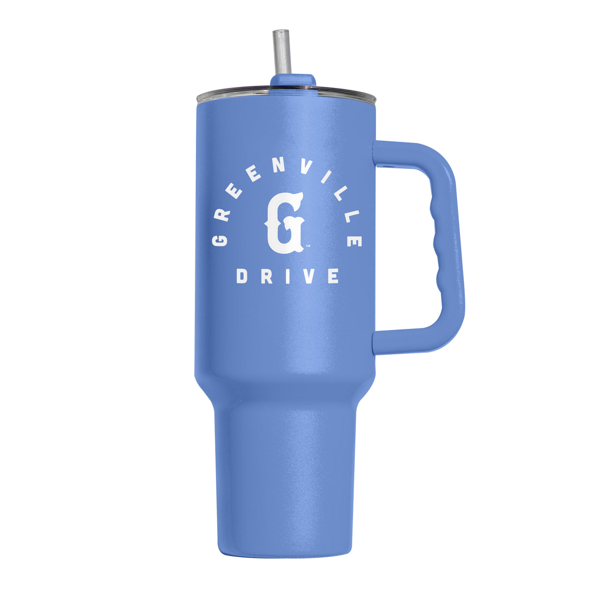 Greenville Drive Logo Brand Blue Tumbler Greenville Drive Official Store