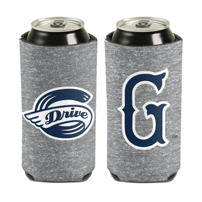 Greenville Drive Wincraft Gray Dual Logo Can Koozie