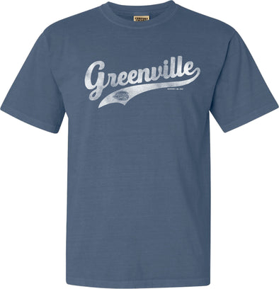 Greenville Drive Comfort Colors Blue Jean Greenville Tee