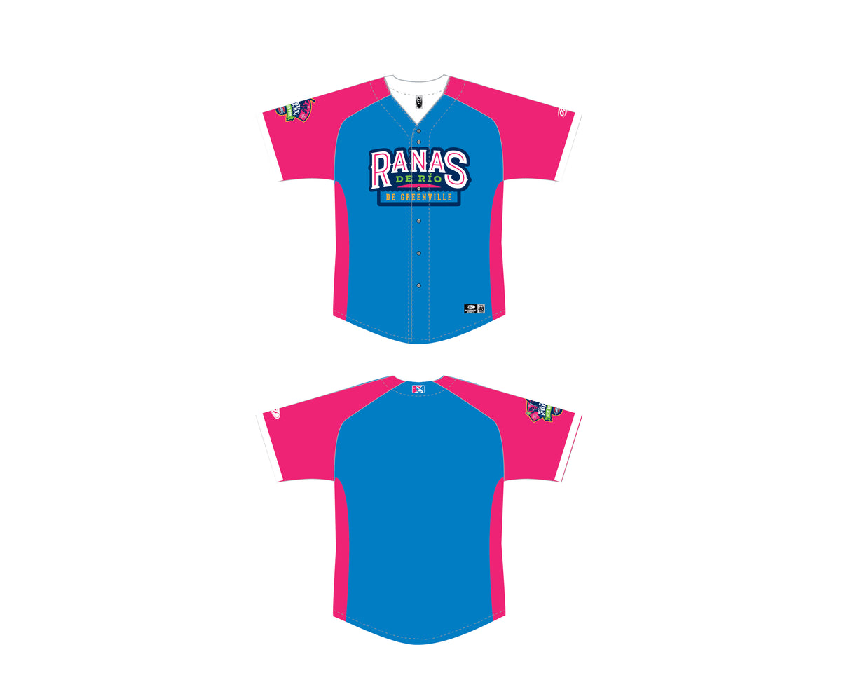 Greenville Drive OT Copa Ranas de Rio Replica on Field Jersey XL / Add ($15.00)