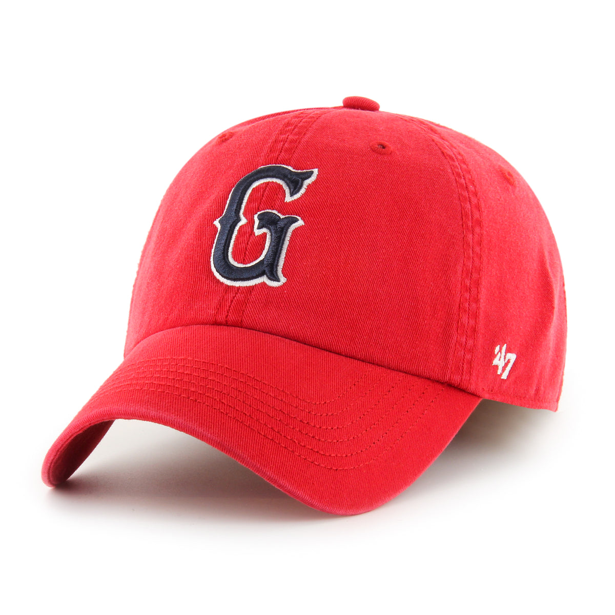 Greenville Drive 47 Brand Red Franchise Fitted Hat Greenville Drive