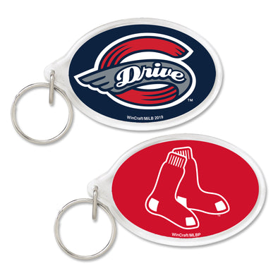 Greenville Drive Wincraft 2 Sided Affiliate Oval Keychain
