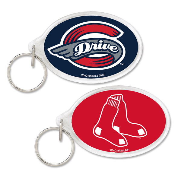 Greenville Drive Wincraft 2 Sided Affiliate Oval Keychain