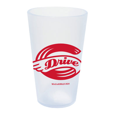 Greenville Drive Wincraft Silicone Red Logo Pint Glass