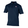 Greenville Drive Columbia Mens Navy Double Hit Stripe Polo