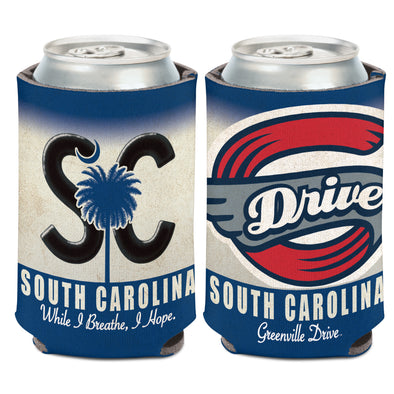 Greenville Drive Wincraft 12oz SC State Koozie