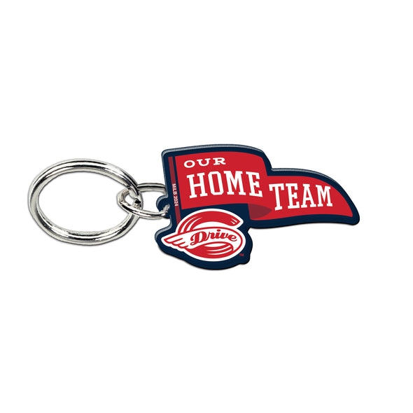 Greenville Drive Wincraft Acrylic 20th Pennant Keychain