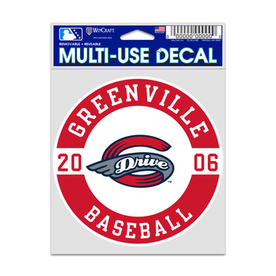 Greenville Drive Wincraft Circle Multi Use Decal