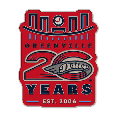 Greenville Drive Wincraft 20th Lapel Pin