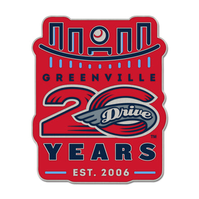 Greenville Drive Wincraft 20th Lapel Pin