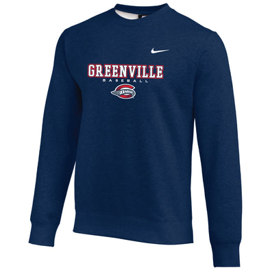 Greenville Drive Nike Navy Club Crewneck Sweatshirt