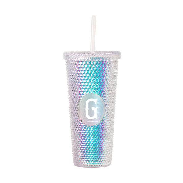 Greenville Drive Logo Brands 24oz Iridescent Studded Tumbler