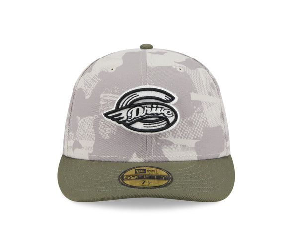 Greenville Drive New Era 2025 On Field Armed Forces Day 59FIFTY Hat