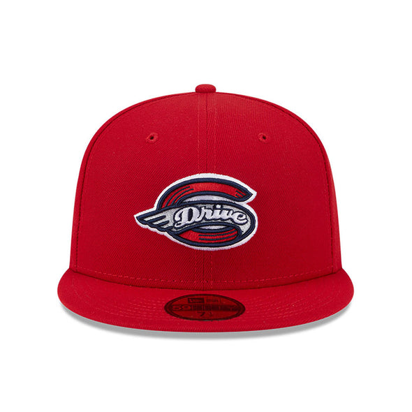 Greenville Drive New Era Red 59FIFTY On Field 20th Anniversary Hat