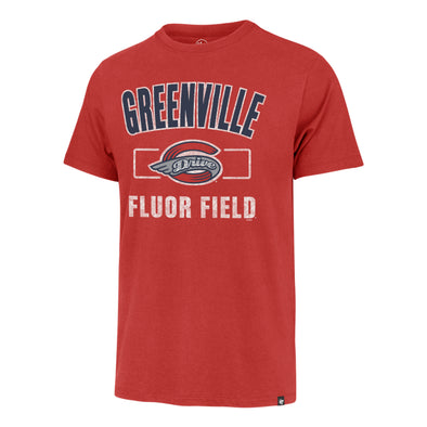 Greenville Drive 47 Brand Red Cityside Franklin Tee