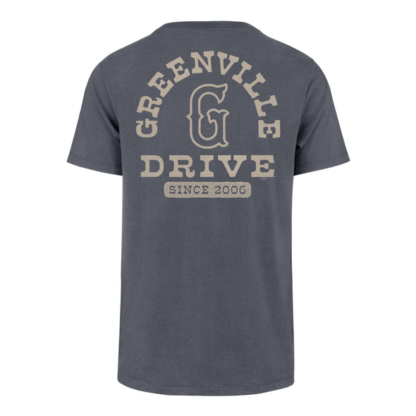 Greenville Drive 47 Brand Washed Blue Back Canyon Franklin Tee