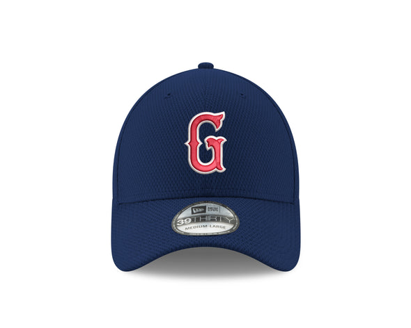 Greenville Drive New Era Navy 39THIRTY G Logo Hat