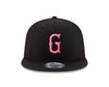 Greenville Drive New Era Black 9FIFTY Pink G Hat