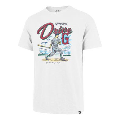 Greenville Drive 47 Brand White Golden Age Tee