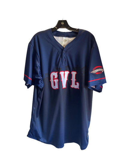 Greenville Drive OT Sports Navy Embroidered Batting Practice Replica Jersey