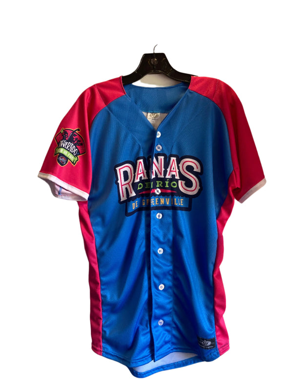 Greenville Drive OT Youth Ranas de Rio Sublimated Replica Jersey