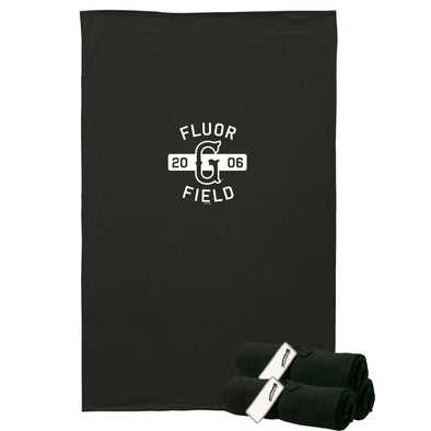 Greenville Drive MV Sport Green Fluor Field Sweatshirt Blanket