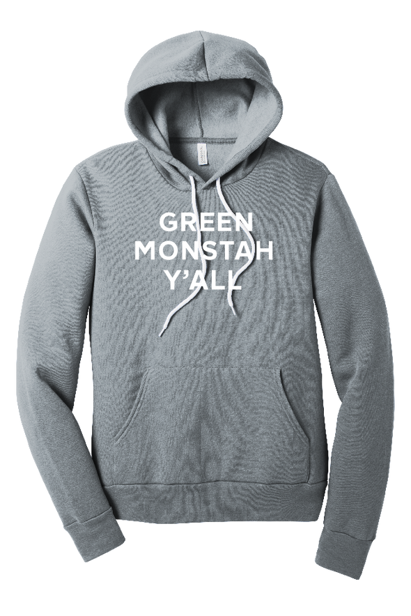 Greenville Drive Gray Green Monstah Y'all Hoodie