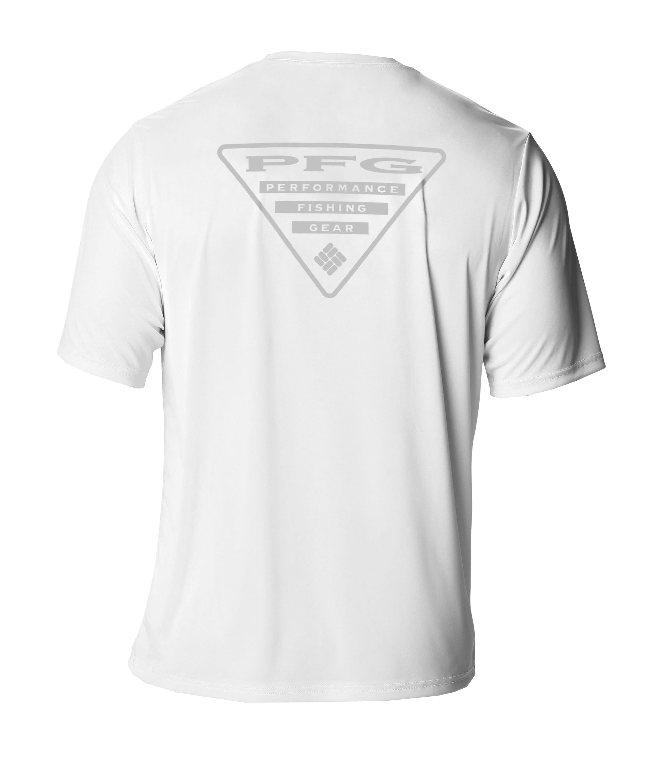 Greenville Drive Columbia PFG White Sun Shirt W/Baseball Front L