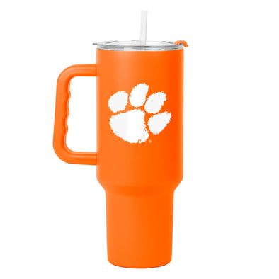 Clemson Logo Brands 40oz Powder Coat Tumbler