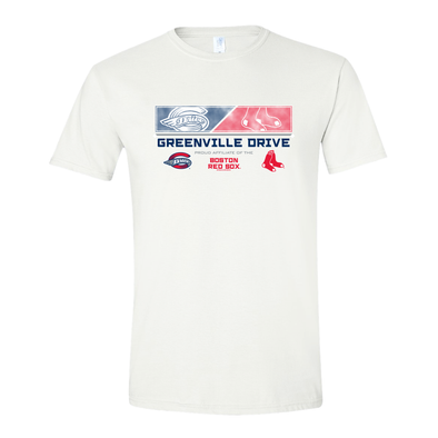 Greenville Drive Bimm Ridder White Affiliate Tee