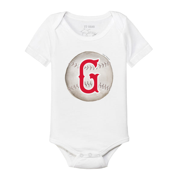 Greenville Drive Tiny Turnip Baby White Baseball Onesie