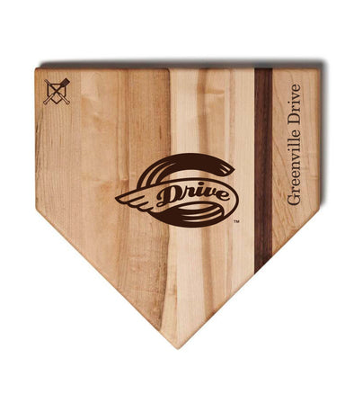 Greenville Drive Baseball BBQ Home Plate Cutting Board