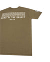 Greenville Drive X Baseballism Army Green Home of the Brave Tee
