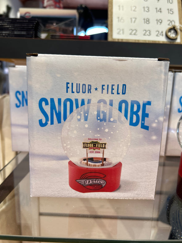 Greenville Drive Fluor Field Snow Globe