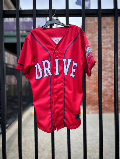 Greenville Drive OT Sports Authentic Red Road Jersey