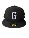 Greenville Drive New Era Black 59FIFTY Hat with White G Logo