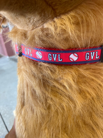 Paw Paws GVL Baseball Dog collar