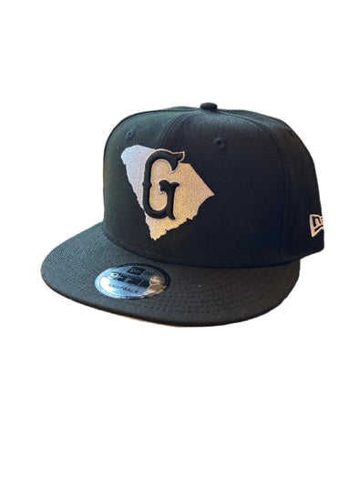 Greenville Drive New Era Black 59FIFTY G State Hat