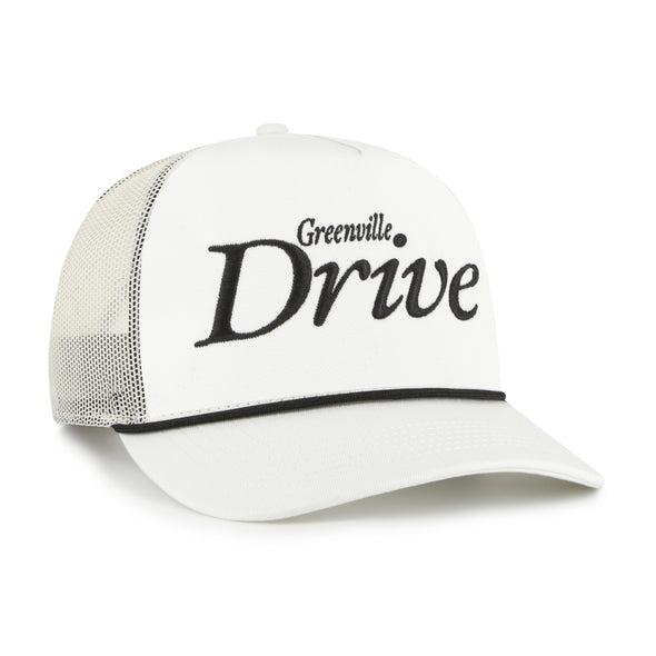 Greenville Drive 47 Brand Sandstone Foundation Script Hitch Hat