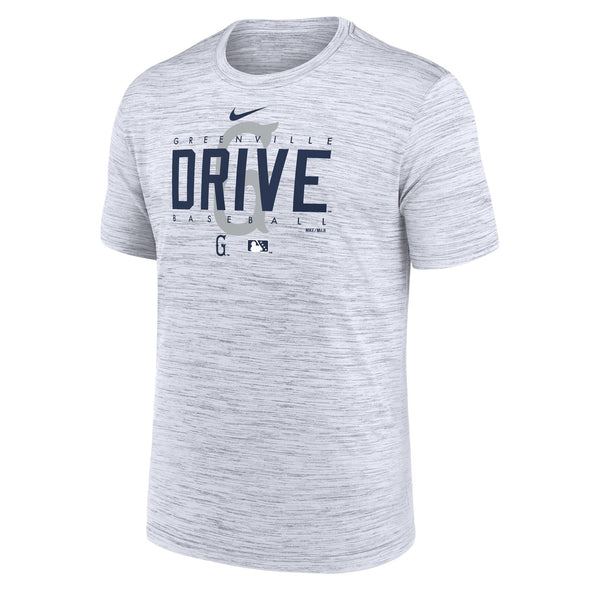 Greenville Drive Nike White Velocity Performance Tech Tee