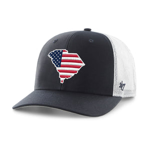 Greenville Drive 47 Brand Navy Flag SC Trucker