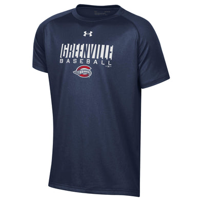 Greenville Drive Under Armour Youth Navy Baseball Tech Tee