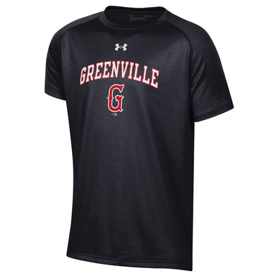 Greenville Drive Under Armour Youth Black G Tech Tee