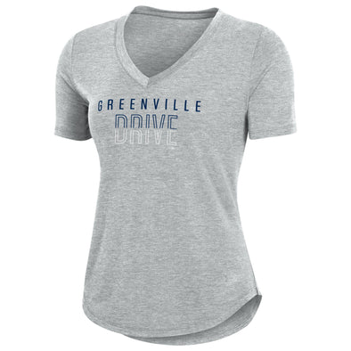 Greenville Drive Under Armour Women's Breezy V-Neck Tee