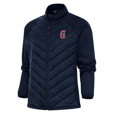 Greenville Drive Antigua Women's Navy Altitude Jacket with G Logo