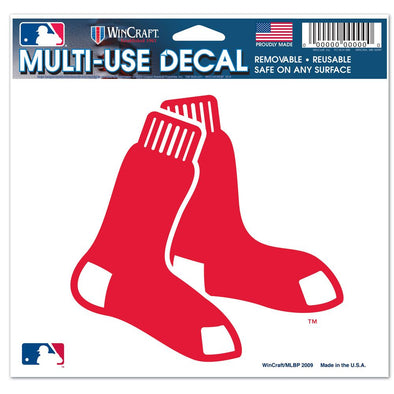 Boston Red Sox Wincraft Multi Use Dangling Socks Decal
