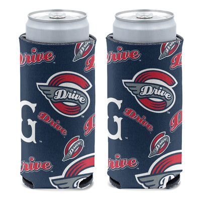 Greenville Drive Wincraft Navy Scattered Logo Can Koozie